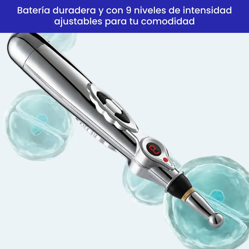 Bolígrafo de Acupuntura PainFree™ + eBook + 2x Cabezales extras + 2x Gel Masajeador