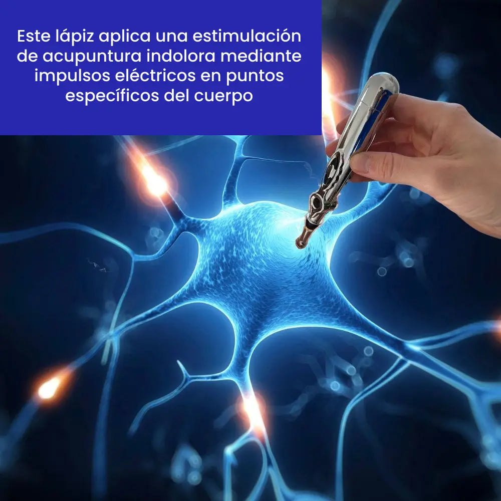 Bolígrafo de Acupuntura PainFree™ + eBook + 2x Cabezales extras + 2x Gel Masajeador
